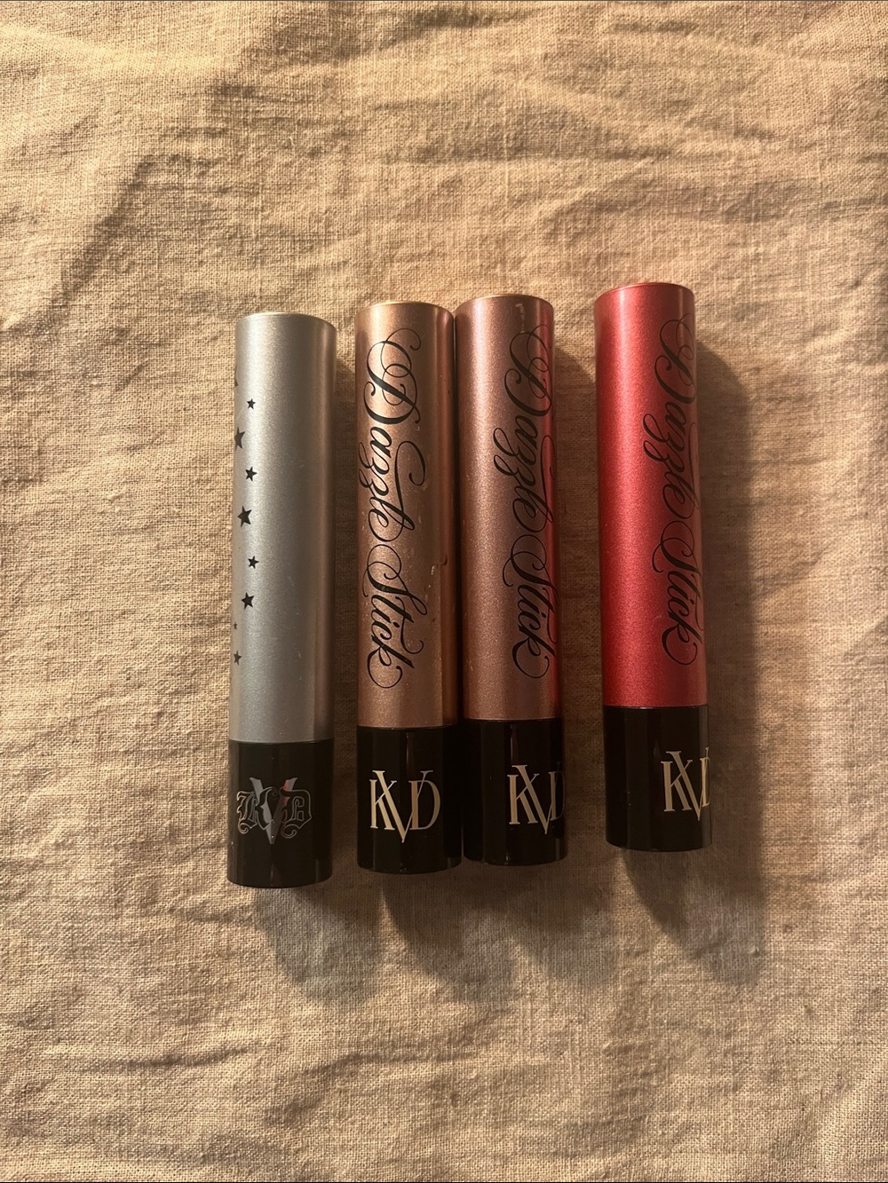 Kat Von D Velvet Mascara Set — Silver, Rose Gold, Bronze, Red